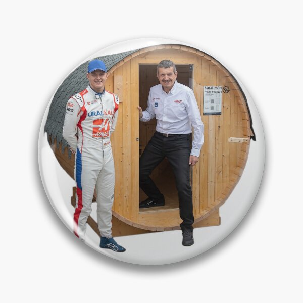 Item preview, Steiner and Schumacher in a sauna designed and sold by RacerFan.
