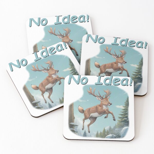 Item preview, No Idea, Cartoon deer designed and sold by TimeBender.