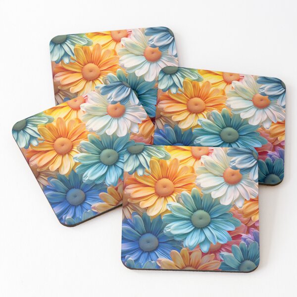 Item preview, Daisy Ombre seamless pattern designed and sold by Sanlisart.