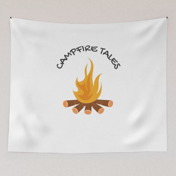 Item preview, Campfire tales camping hiking designed and sold by BreadnButter97.