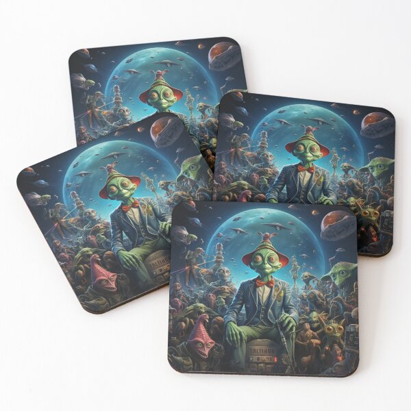 Item preview, Intergalactic Assembly – Cosmic Conclave Art Print designed and sold by SmartDesignByBB.