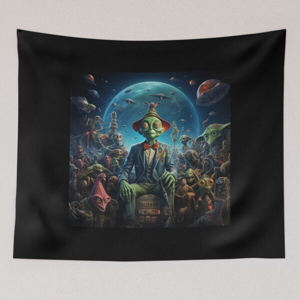 Item preview, Intergalactic Assembly – Cosmic Conclave Art Print designed and sold by SmartDesignByBB.