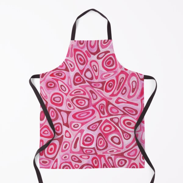 Item preview, Hand Painted Colorful Geometric Shapes Pattern in Shades of Rose designed and sold by inklets.