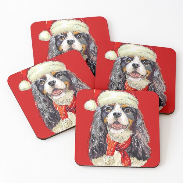 Item preview, Christmas Cavalier King Charles Spaniel  designed and sold by Tmino-design.