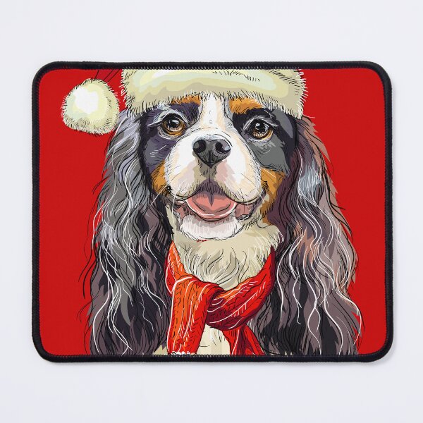 Item preview, Christmas Cavalier King Charles Spaniel  designed and sold by Tmino-design.
