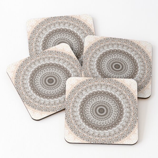 Item preview, Great brown mandala. designed and sold by maryam99999.
