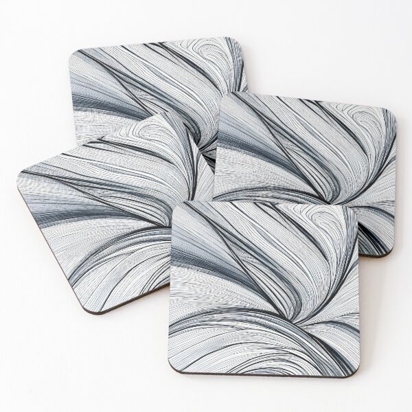 Item preview, Abstract swirl lined pattern background designed and sold by Jayjaynaenae.