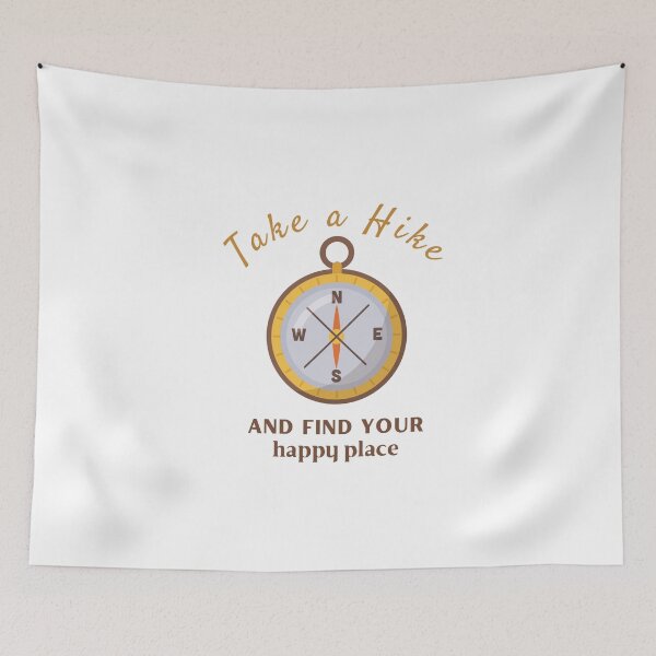 Item preview, Happy place camping hiking designed and sold by BreadnButter97.
