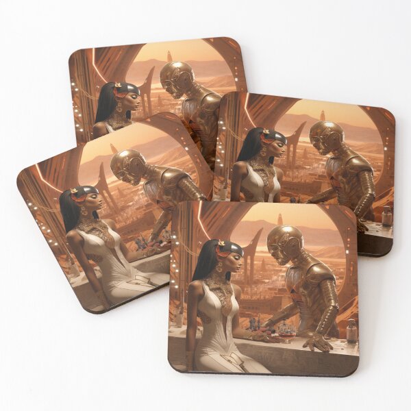 Item preview, Cleopatra's Odyssey – Timeless Encounter Art Print designed and sold by SmartDesignByBB.
