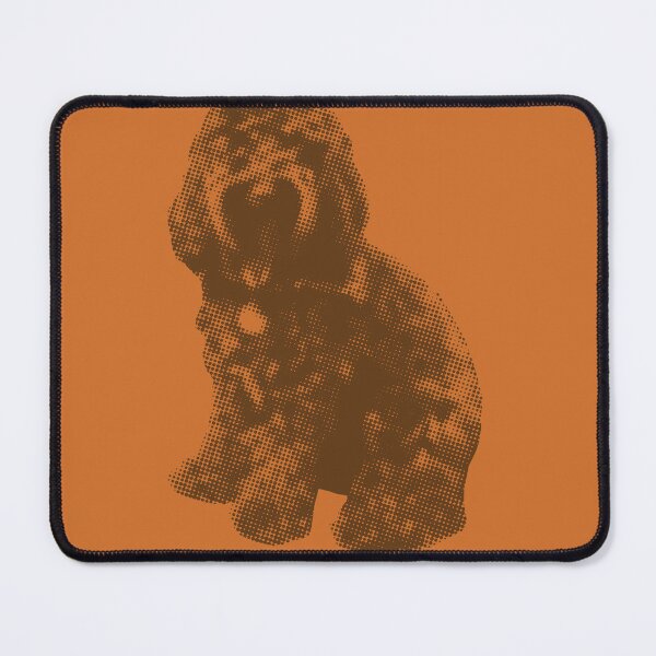 Item preview, Chocolate Cockapoo Fur Baby (Orange) designed and sold by LearsInteriors.