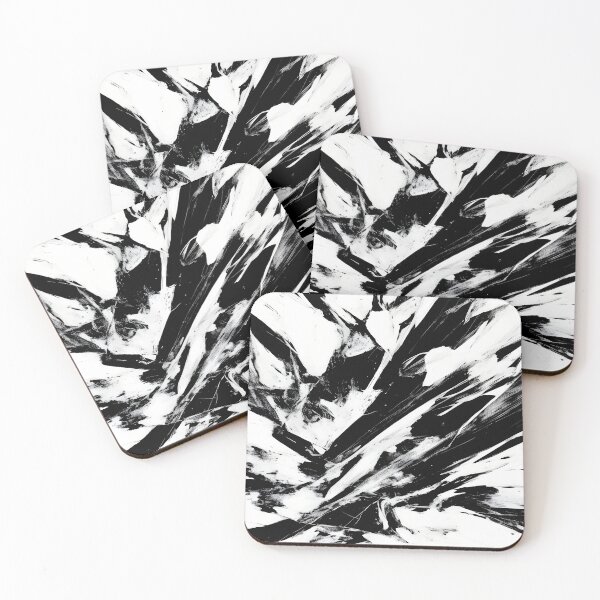 Item preview, Black and white abstrack pattern background designed and sold by Jayjaynaenae.