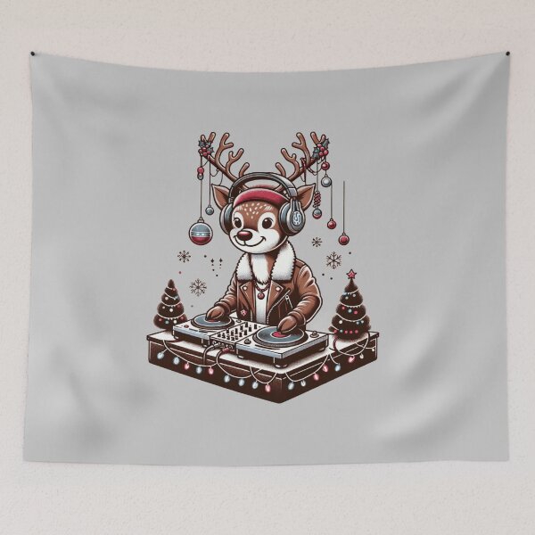 Item preview, Rudolph's Rhythmic Remix: A Holiday DJ Session! Christmas Beats designed and sold by Hibiskusmond.