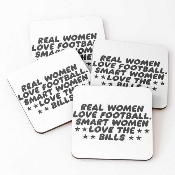 Item preview, REAL WOMEN LOVE FOOTBALL SMART WOMEN LOVE THE BILLS designed and sold by TonySpencer.