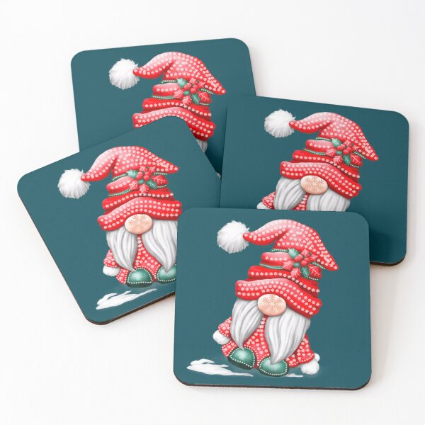 Item preview, Cute Red Santa Christmas Gnome designed and sold by ShreecreatE.