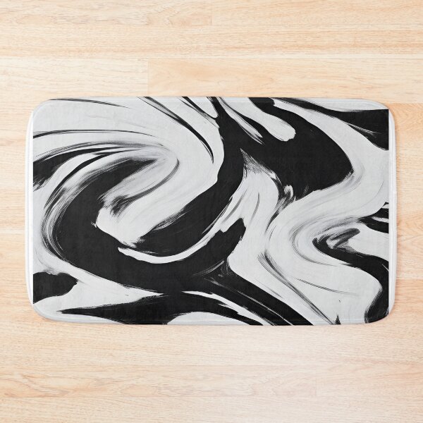 Item preview, Abstract black and white painted on background designed and sold by Jayjaynaenae.