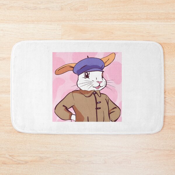 Item preview, Long-eared painter rabbit with blue hat designed and sold by ReyhansArtWorld.