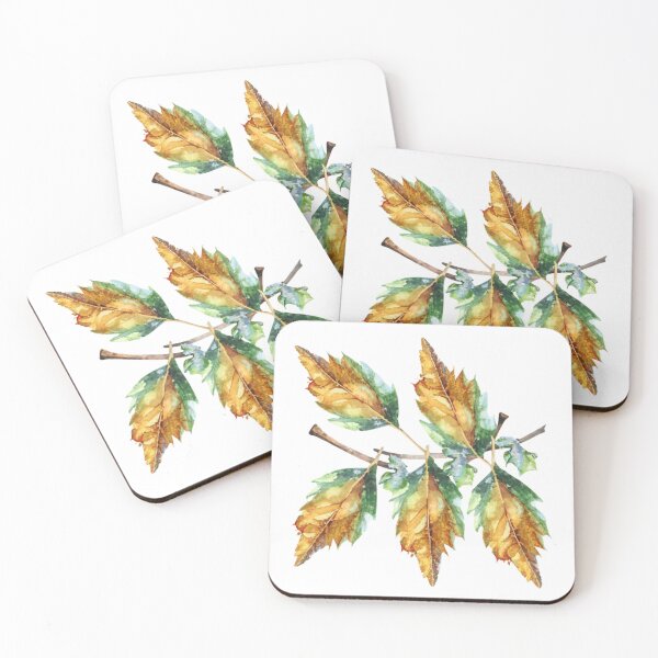 Item preview, Watercolor Birch Leaves designed and sold by Blink Art Studio.