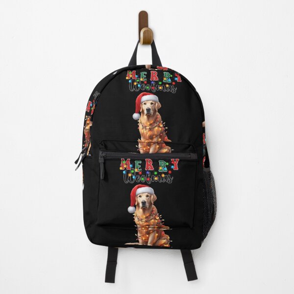 Item preview, Dog Christmas Golden Retriever dog Wrapped with Christmas Lights  on Christmas party  designed and sold by BotunPeony.