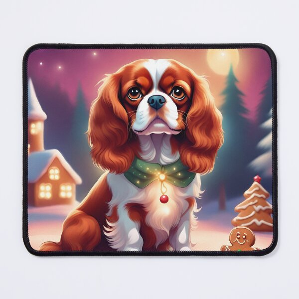 Item preview, Christmas Cavalier King Charles Spaniel  designed and sold by Tmino-design.