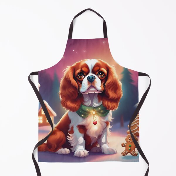 Item preview, Christmas Cavalier King Charles Spaniel  designed and sold by Tmino-design.