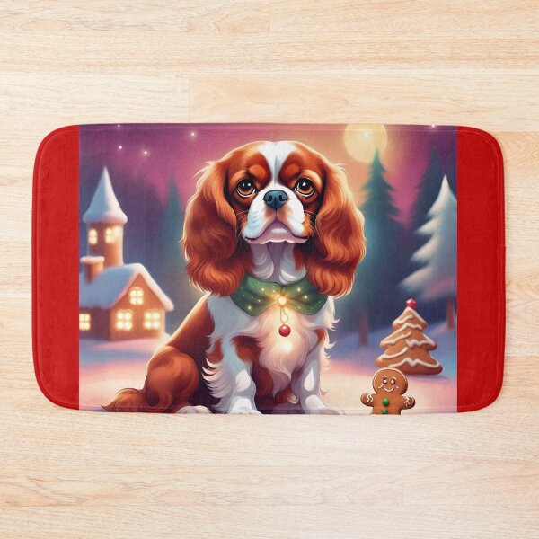 Item preview, Christmas Cavalier King Charles Spaniel  designed and sold by Tmino-design.