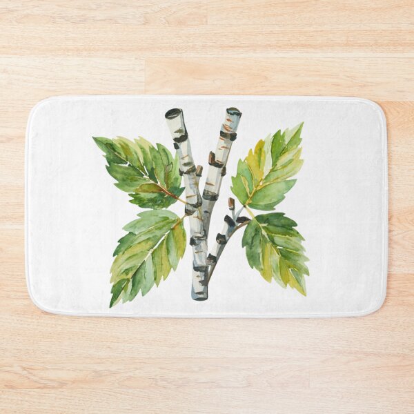 Item preview, Watercolor Birch Leaves designed and sold by Blink Art Studio.