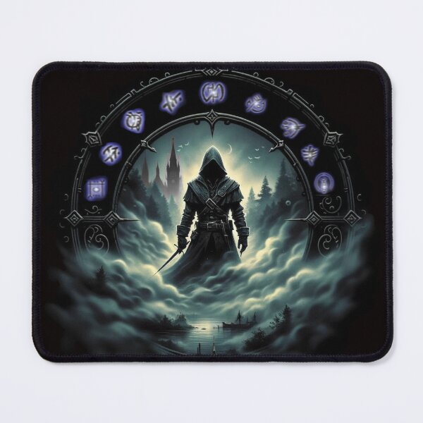 Item preview, Mystical Thief in shadows, fog rogue gothic style designed and sold by SkyEditor.