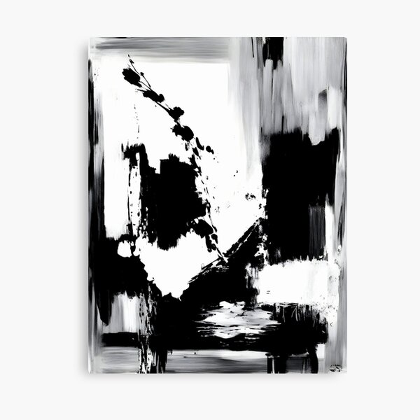 Item preview, Abstract black and white painted on background designed and sold by Jayjaynaenae.
