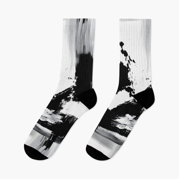 Item preview, Abstract black and white painted on background designed and sold by Jayjaynaenae.