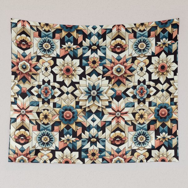 Item preview, Symmetric Floral Geometry designed and sold by Alphaproject.