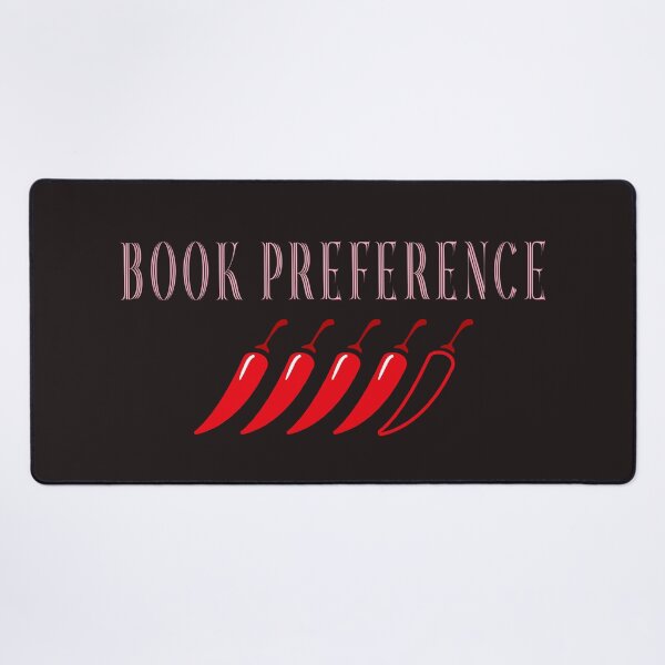 Vista previa del artículo con la obra «Preferencia de libros para amantes de los libros picantes. Extra picante. Chiles picantes.», diseñado y vendido por VieBelieve.