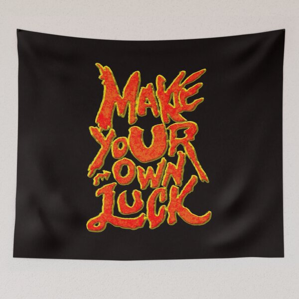 Item preview, Make your own luck - 3d typography designed and sold by ak3shay.