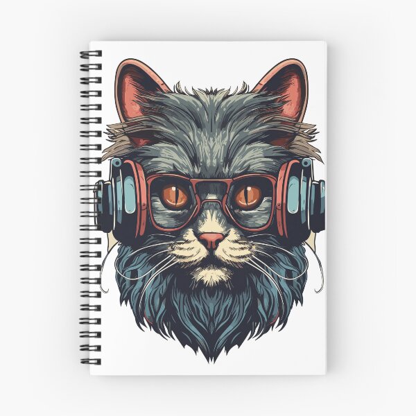 Item preview, Cat with Cool Tunes 3 designed and sold by sagybp.