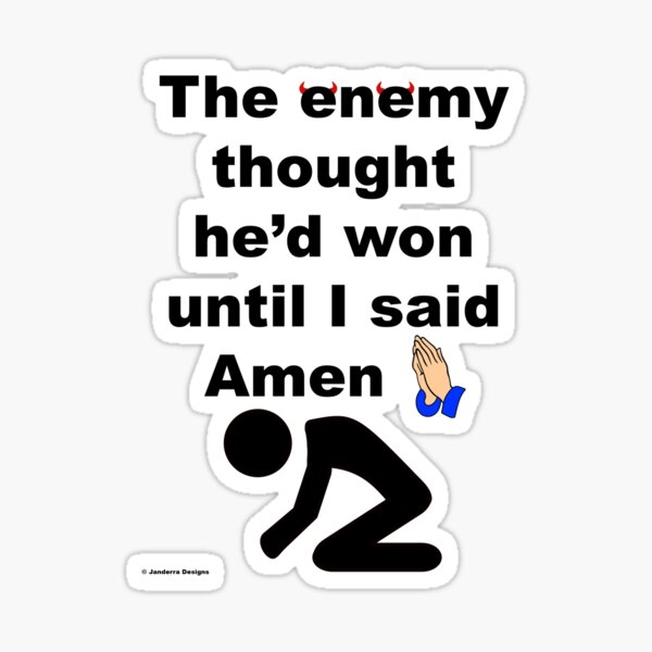 Item preview, I Said Amen designed and sold by JanderraDesigns.