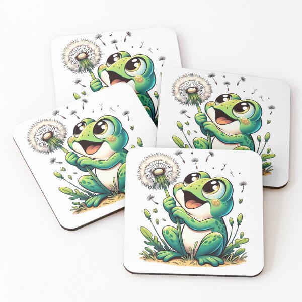 Item preview, Dandelion Frog: The Joyful Frog designed and sold by NexaArts.