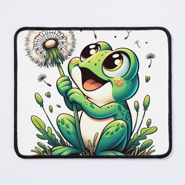 Item preview, Dandelion Frog: The Joyful Frog designed and sold by NexaArts.