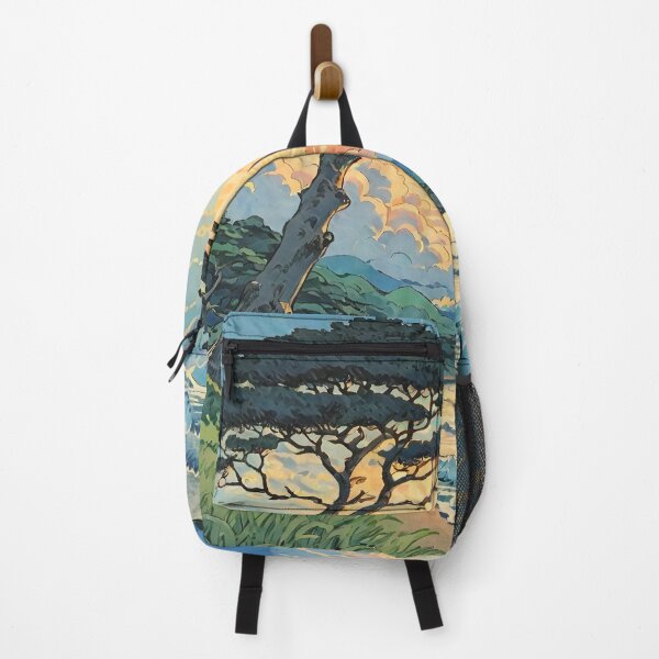 Item preview, Arriving at Hneho Coast - A Contemporary Ukiyo-e Nature Landscape designed and sold by Kijiermono.