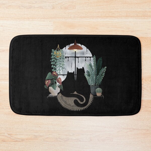 Item preview, Rainy Day Cats (on Black) designed and sold by littleclyde.
