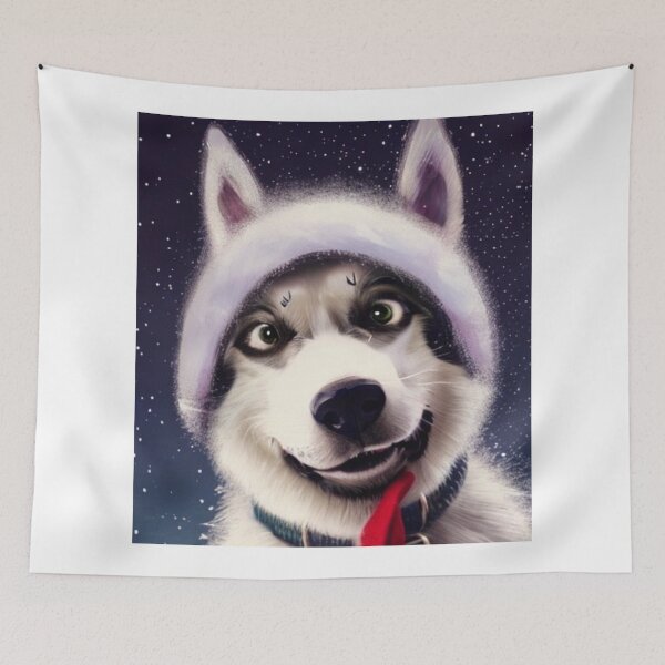 Item preview,  Siberian Husky Christmas Dog designed and sold by NeilODonnell.