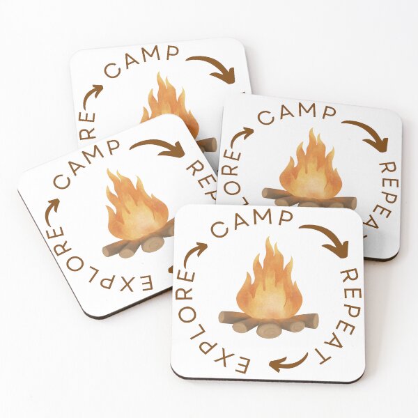 Item preview, Explore camp repeat hiking designed and sold by BreadnButter97.