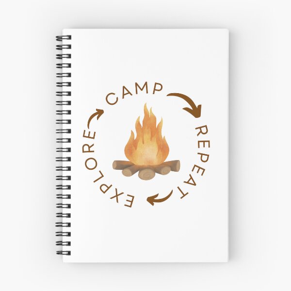 Item preview, Explore camp repeat hiking designed and sold by BreadnButter97.