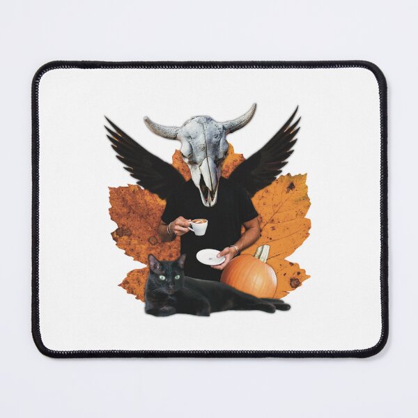 Item preview, Autumn Skull Halloween Vibes Collage Print designed and sold by Julia Sol.