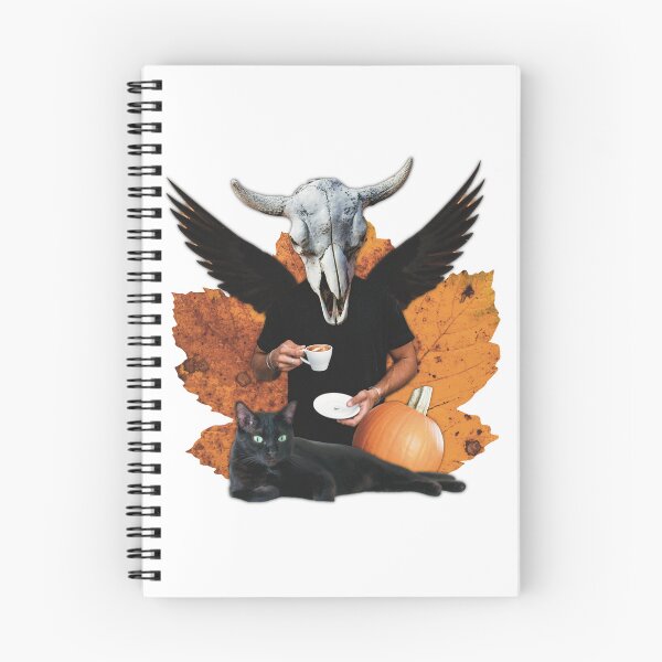 Item preview, Autumn Skull Halloween Vibes Collage Print designed and sold by Julia Sol.