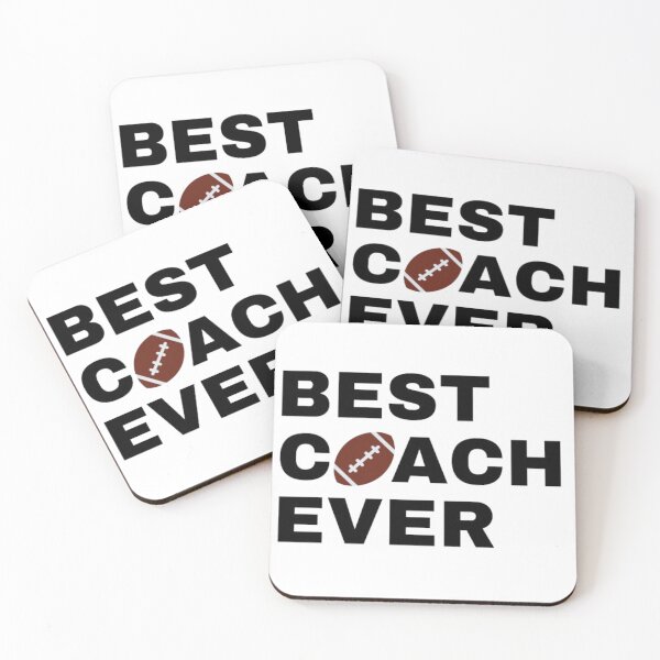 Item preview, Best Coach Ever Football - Black designed and sold by GymWearDepot.