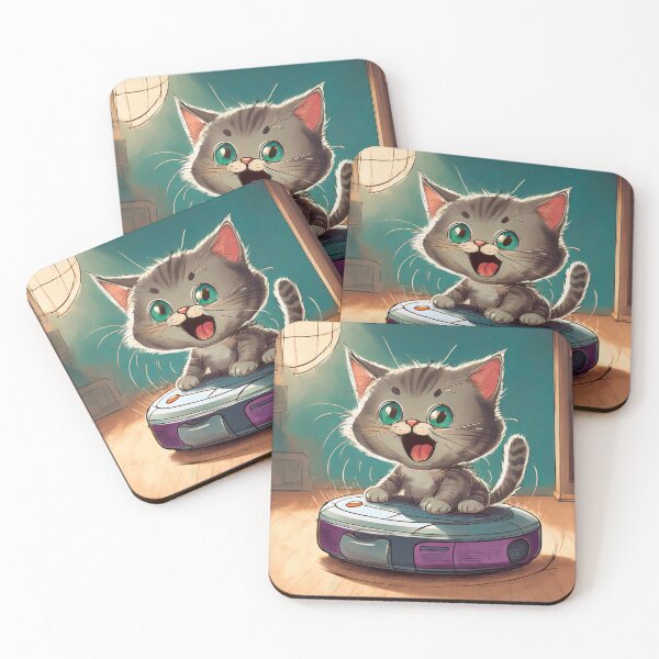 Item preview, Vacuum cleaning robot kitten designed and sold by TBMdesigns.