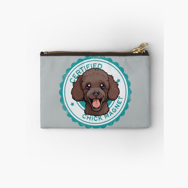Item preview, Poodle -  Chocolate Brown 'Certified Chick Magnet' designed and sold by wotsthis.