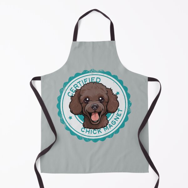 Item preview, Poodle -  Chocolate Brown 'Certified Chick Magnet' designed and sold by wotsthis.
