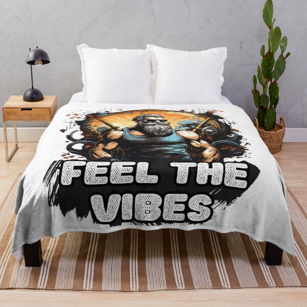 Item preview, Feel the VIBES , bearded muscle Man designed and sold by SkyEditor.