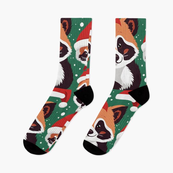 Item preview, Kawaii Red Fox Christmas Pattern designed and sold by VisualMotivator.