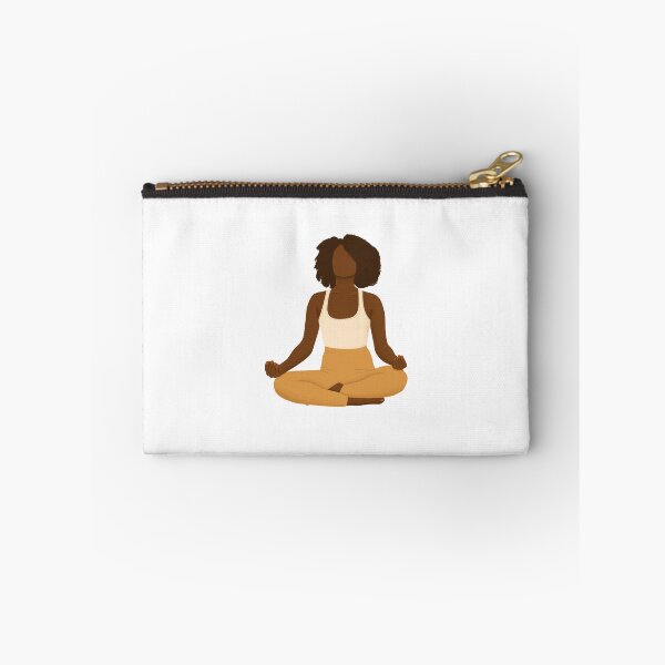 Item preview, meditating woman designed and sold by CreativeElle.
